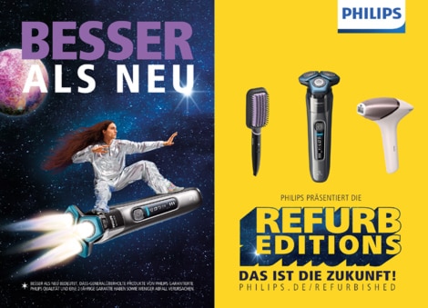 Crossmediale refurb Kampagne - Visual 2 Shaver