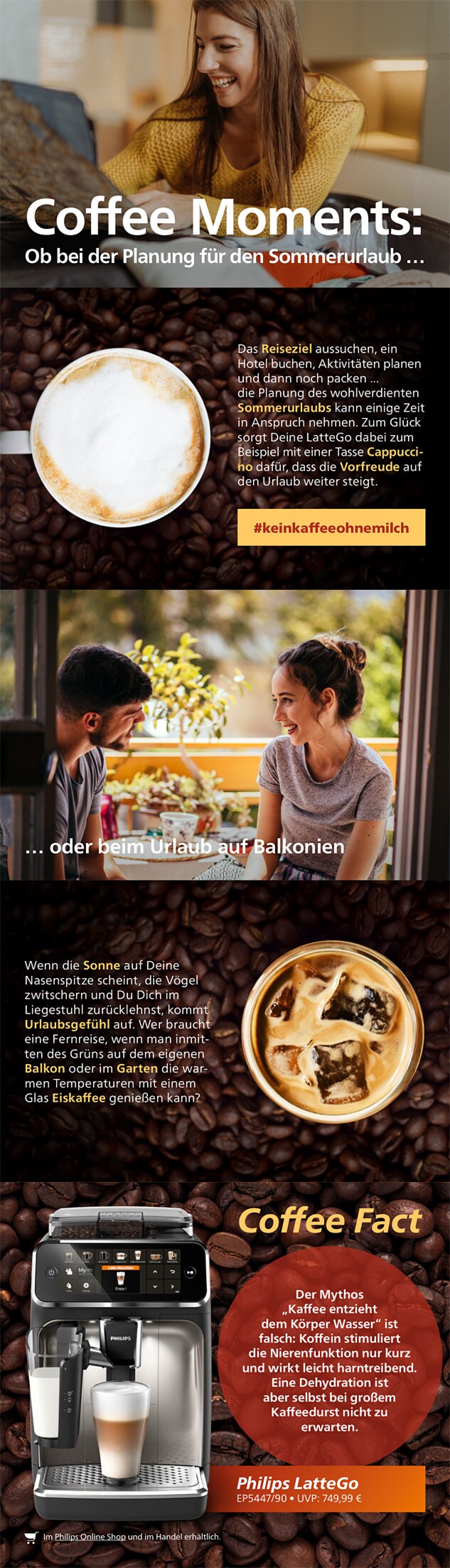 Philips Themensheet Coffee Moments