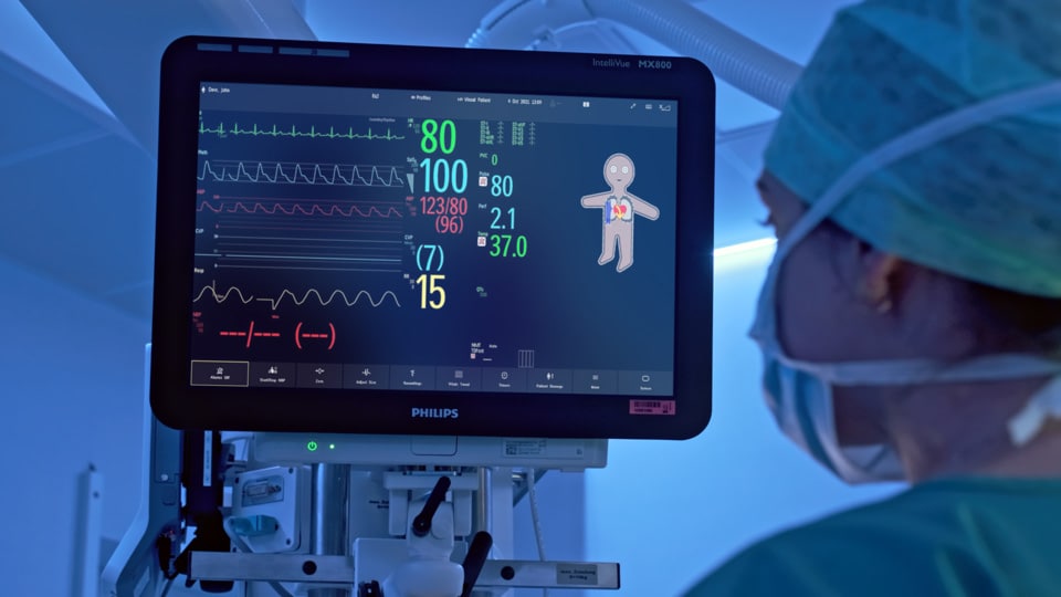 Der Visual Patient Avatar von Philips verbessert am Universitätsklinikum Bonn (UKB) die klinische Entscheidungsunterstützung im OP