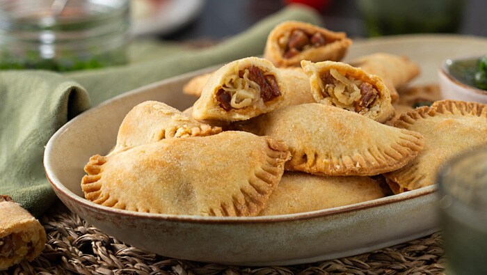 Empanadas mit Kartoffeln und Chorizo