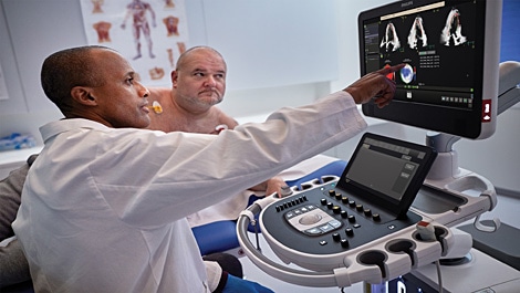 Die in der Echokardiographie-Technologie integrierten KI-Funktionen heben die kardiologische Bildgebung und Diagnostik auf ein neues Niveau.