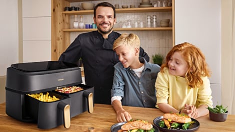 Philips Airfryer setzt auf Henssler und Mini-Chefs