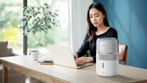 Den Unterschied atmen – Hygienische Luftbefeuchtung mit der neuen Philips Luftbefeuchter 5000 Series