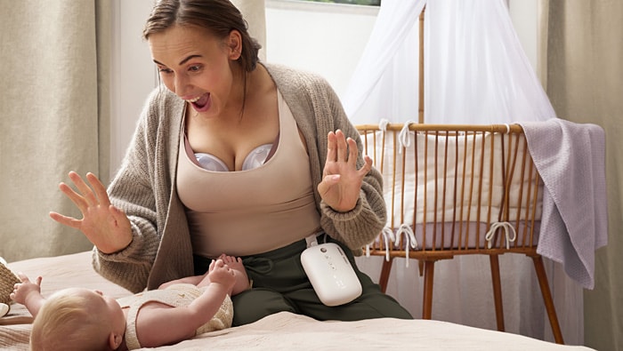 Philips AVENT Hands-free Milchpumpe – Lifestylebild
