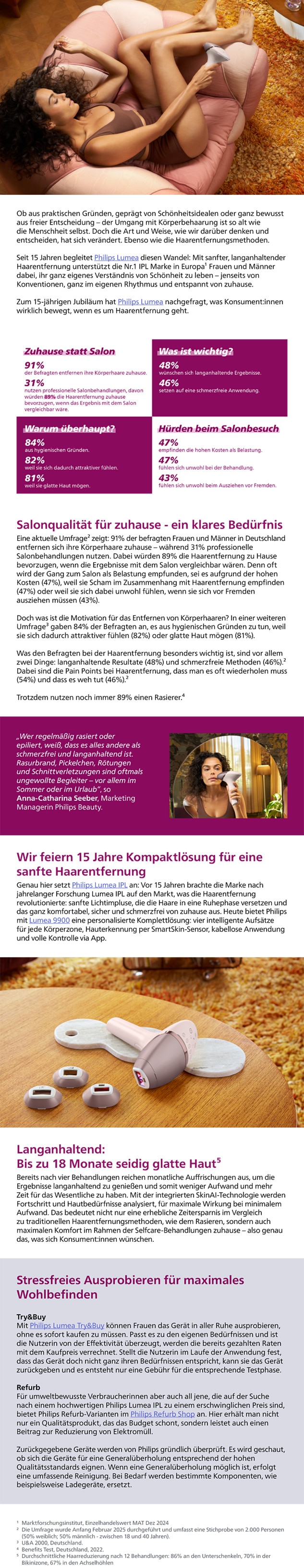 15 Jahre Lumea IPL