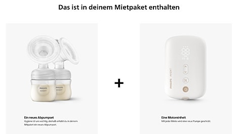 Philips AVENT Milchpumpen Mietsystem 3