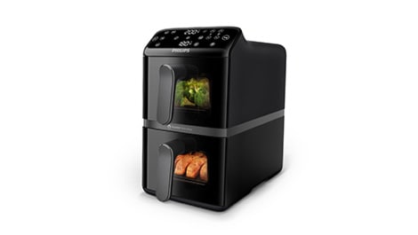 Philips Airfryer 4000 Series Stacked Dual Basket 