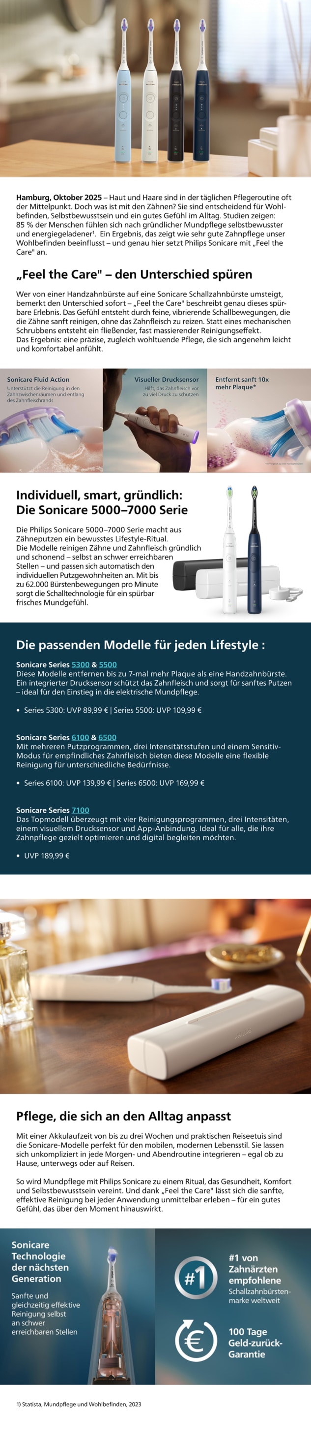 Philips Sonicare: Wie Mundgesundheit unser Wohlbefinden stärkt 
