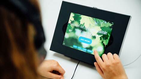 Philips Hör Screening Audimatch von Sonormed (öffnet sich in einem neuen Fenster)