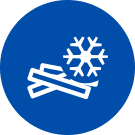 Symbol für gefrorene Snacks